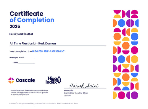 Daman Higg-SA Certificate 2025