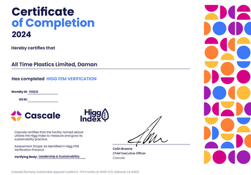 Daman Higg-FEM 2024 Verification Certificate