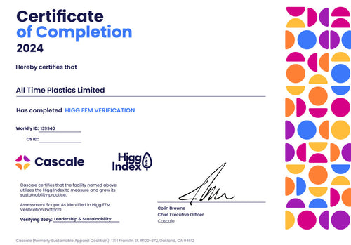 Silvassa Higg-FEM 2024 Verification Certificate