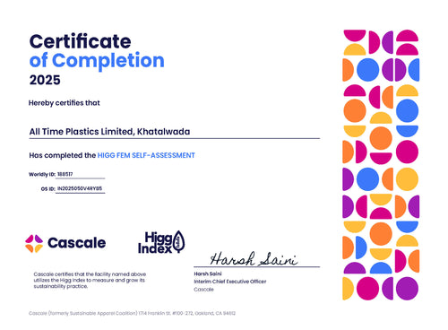 Khatalwada Higg-SA Certificate 2025