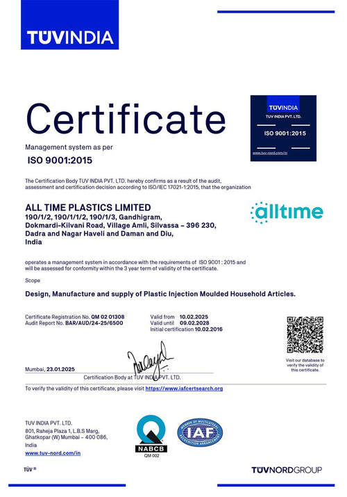 Silvassa ISO 9001 Certificate